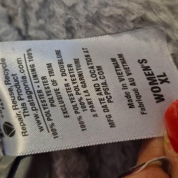 Patagonia Women's Vest - Soft Gray Fleece .(#1994).sz.XL. - Picture 8 of 14
